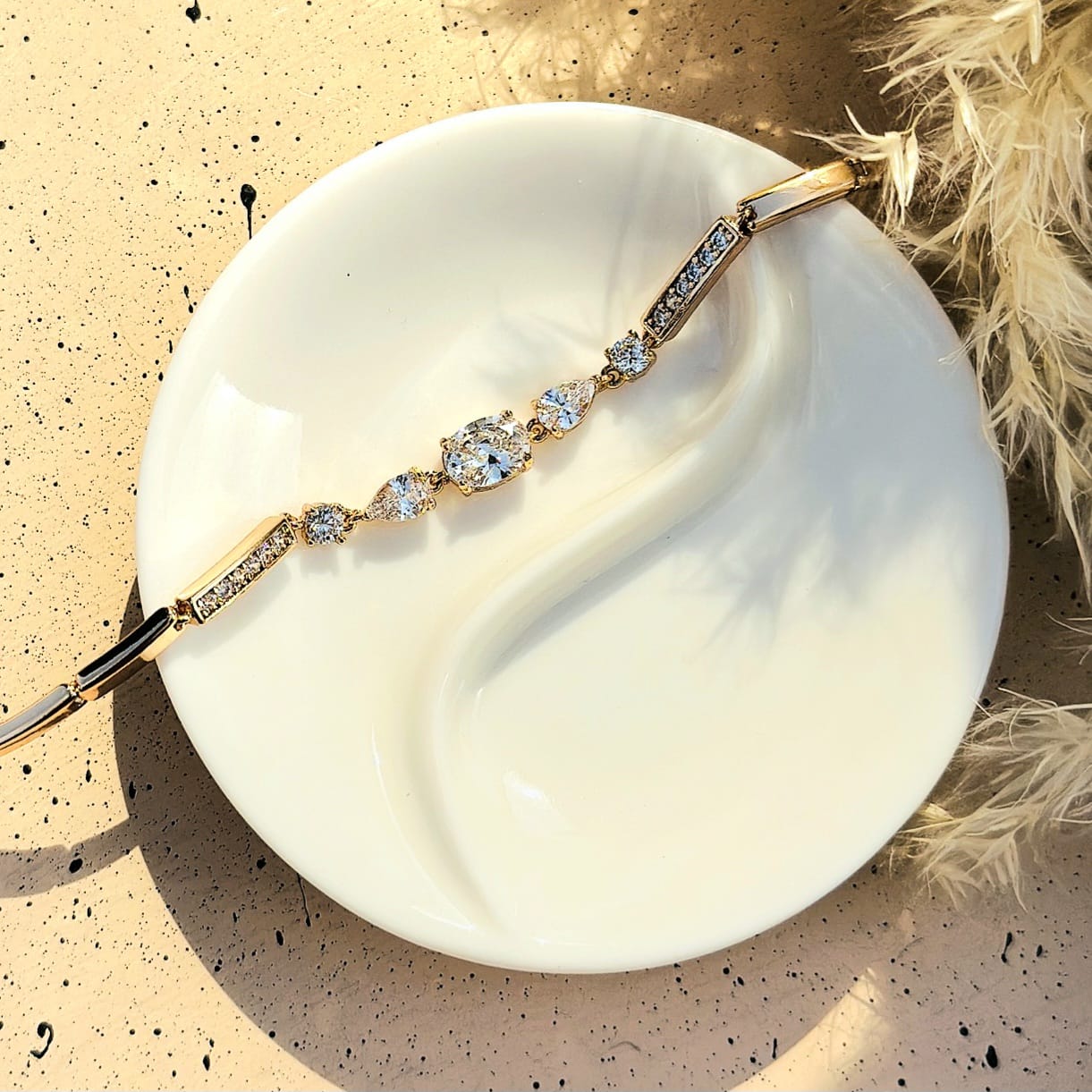 Crystal Cascade Bracelet