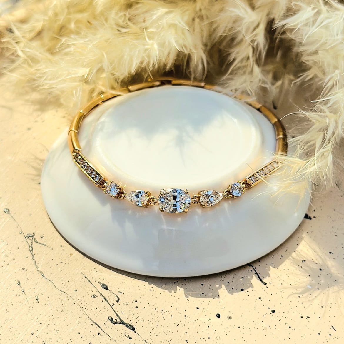 Crystal Cascade Bracelet