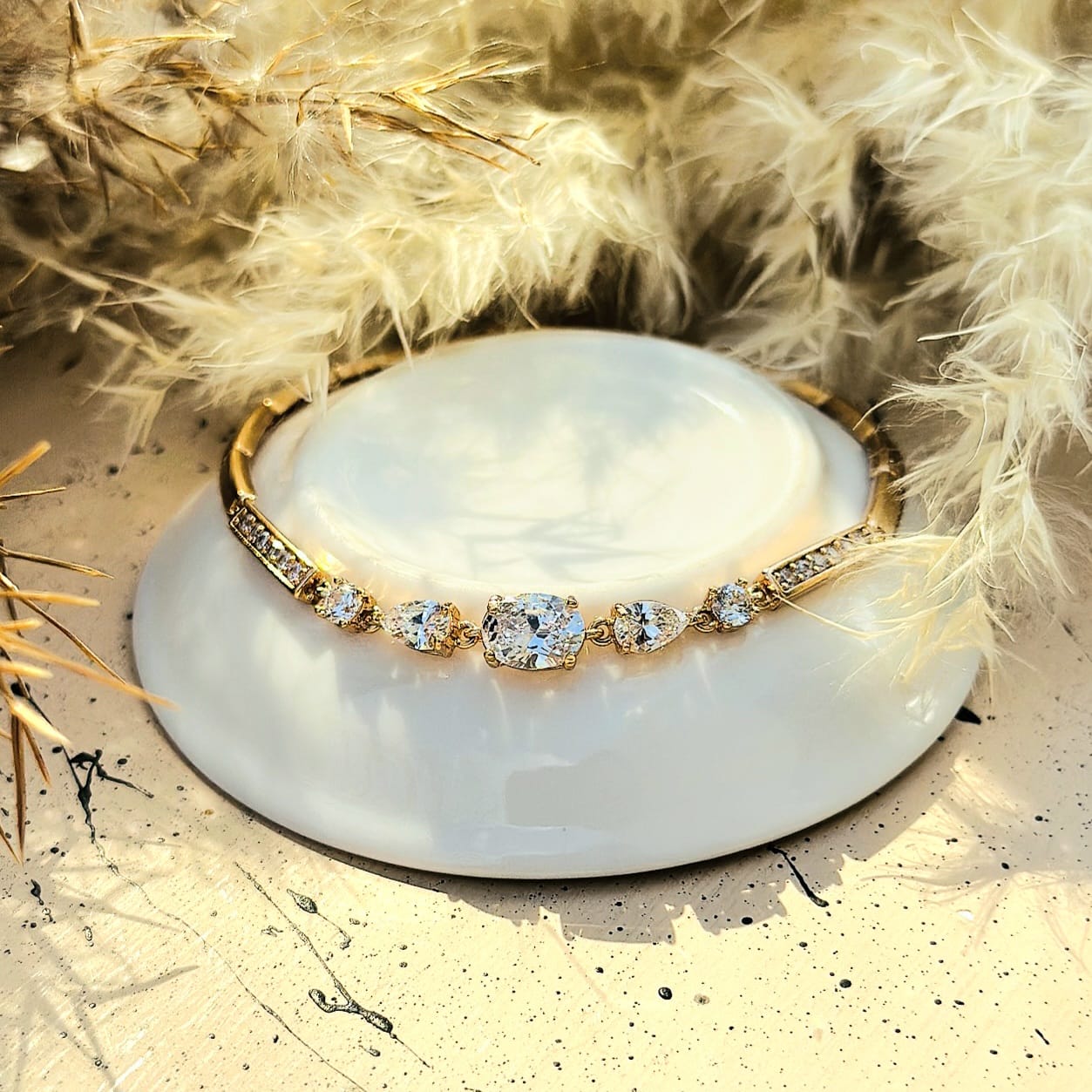 Crystal Cascade Bracelet