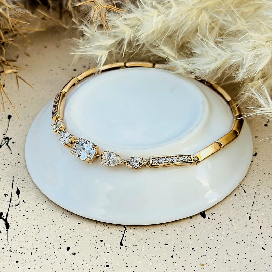 Crystal Cascade Bracelet