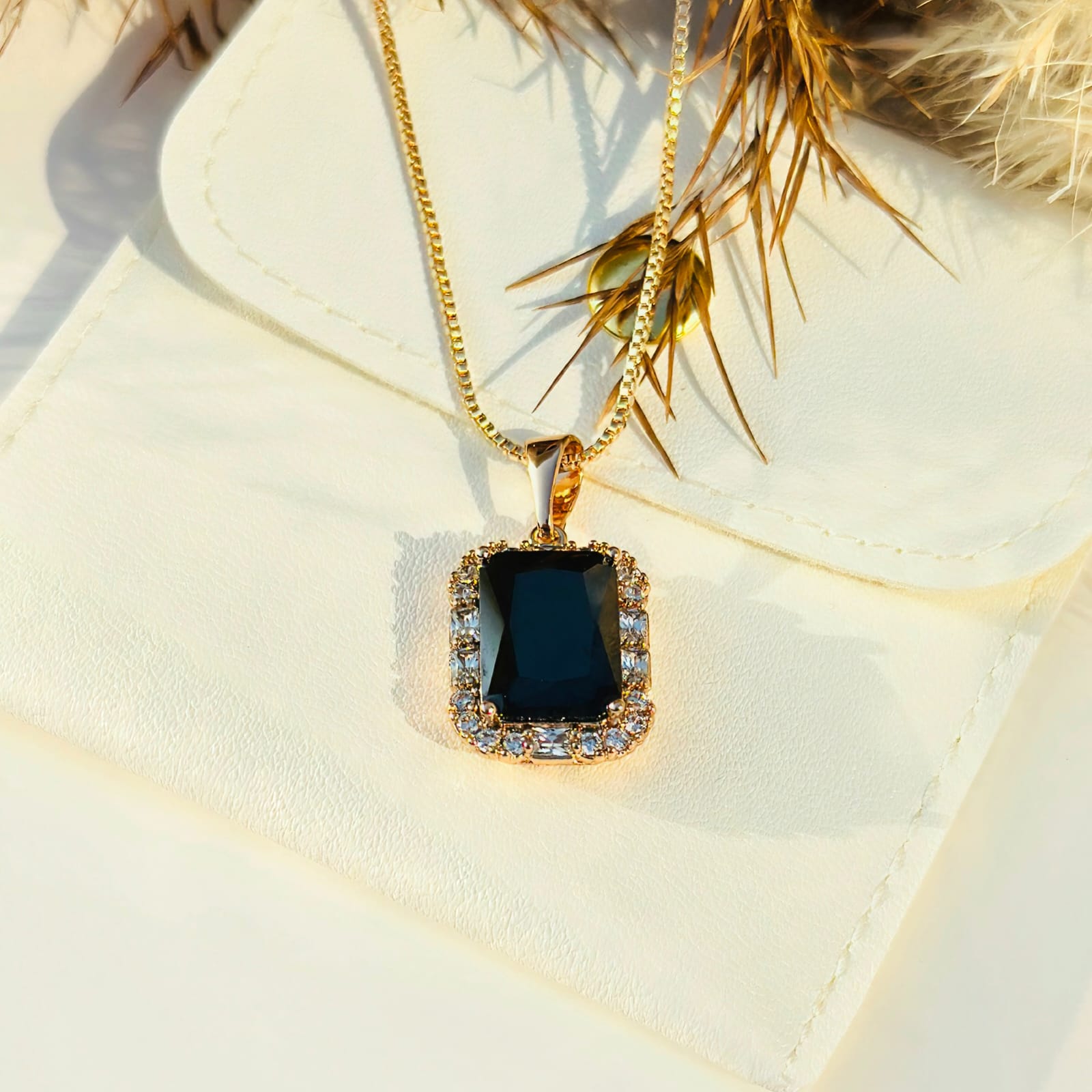 Dark Prism Crystal Pendant