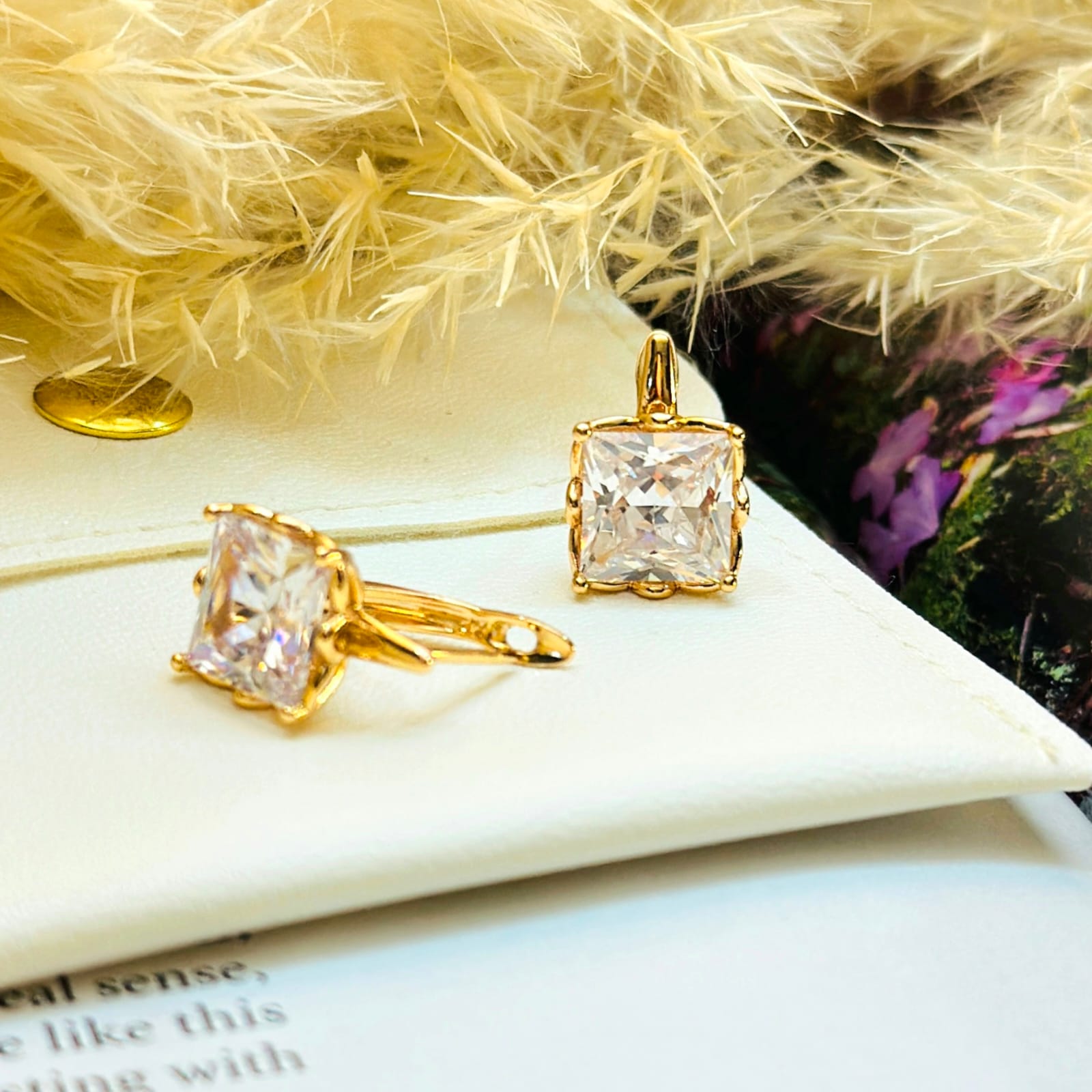 Elegant Bold Crystal Studs