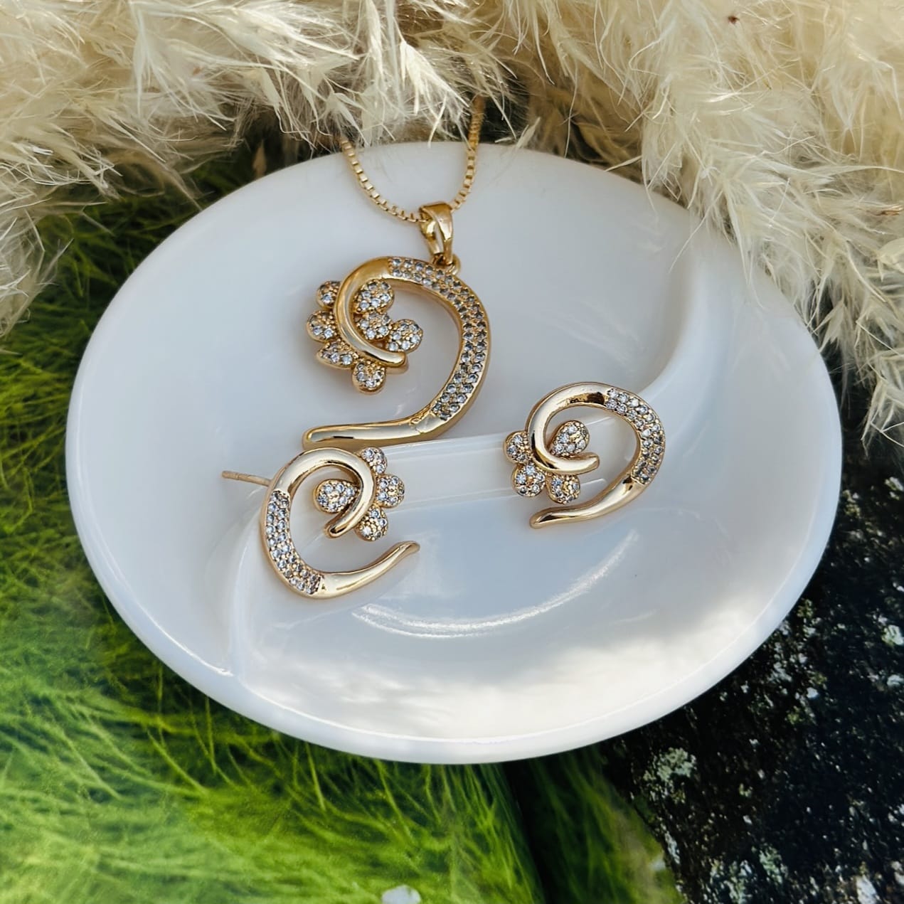 Golden Swirl Set