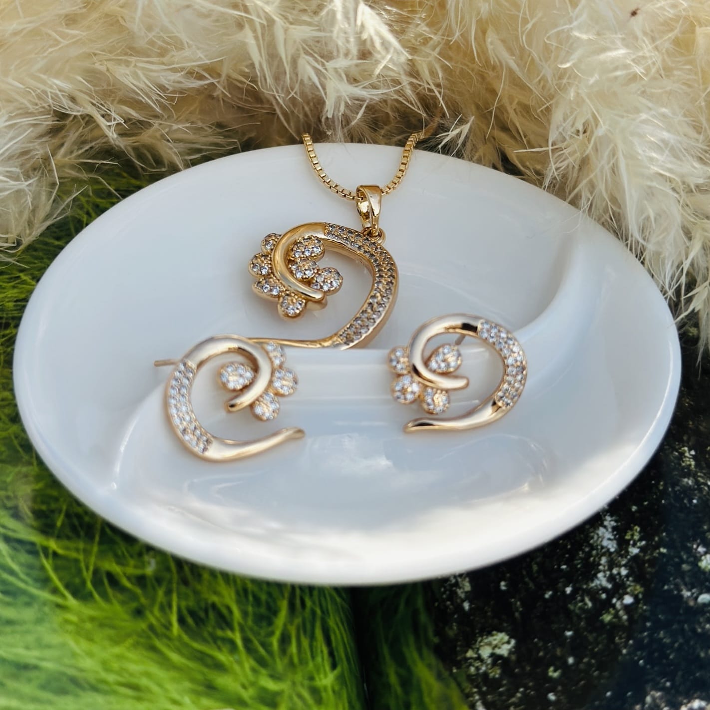 Golden Swirl Set