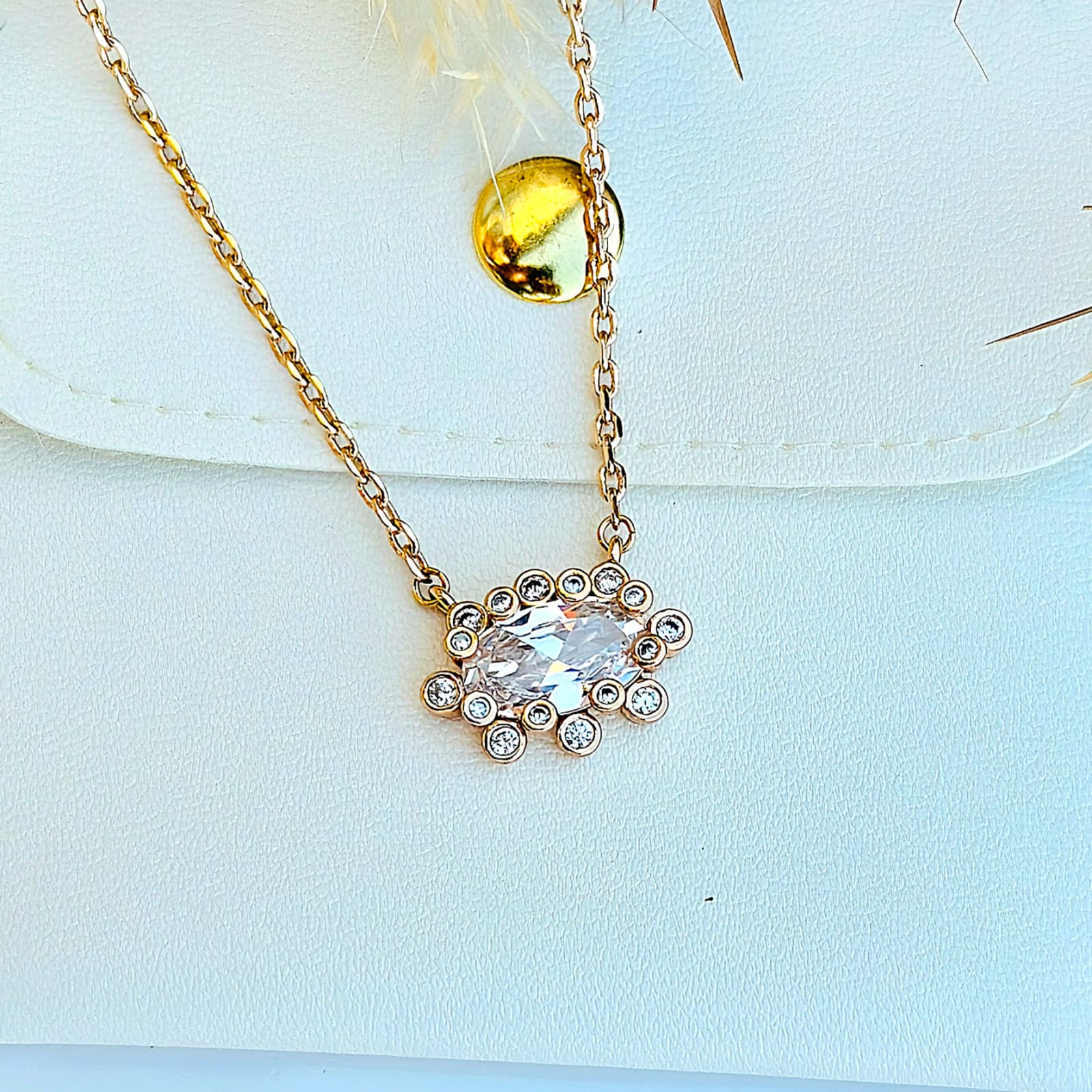 Horizontal Marquise Burst Pendant