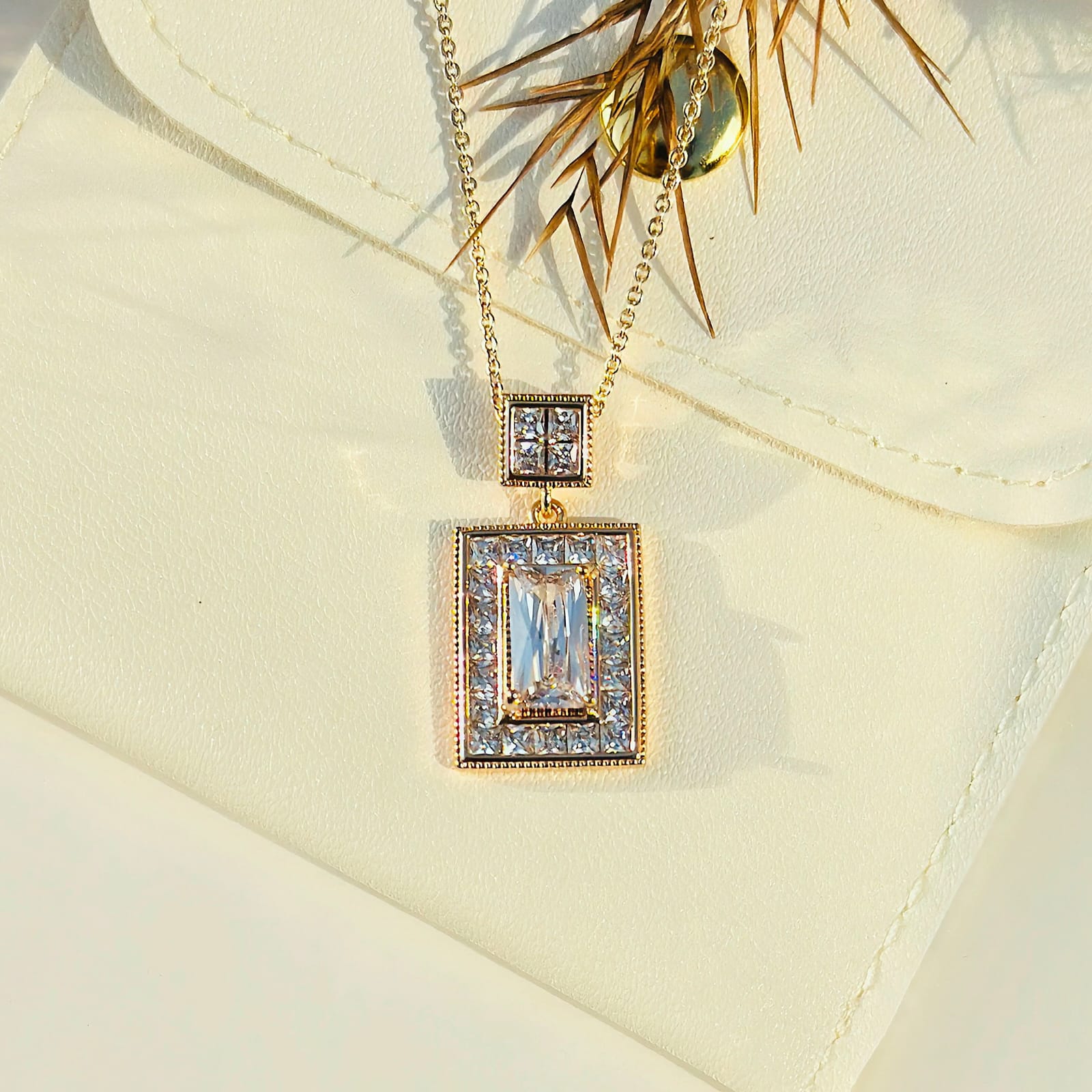 Imperial Step-Cut Pendant