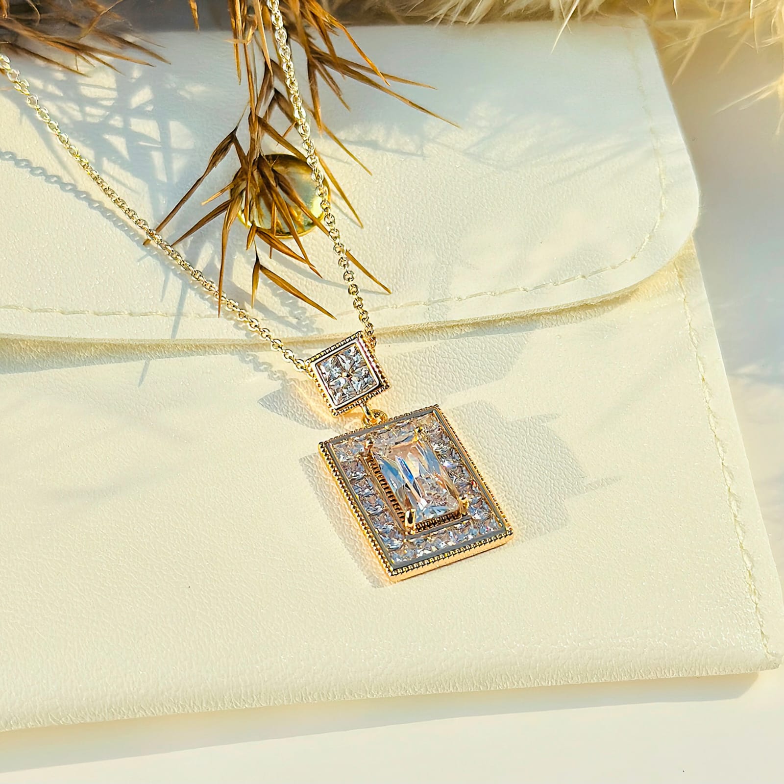 Imperial Step-Cut Pendant