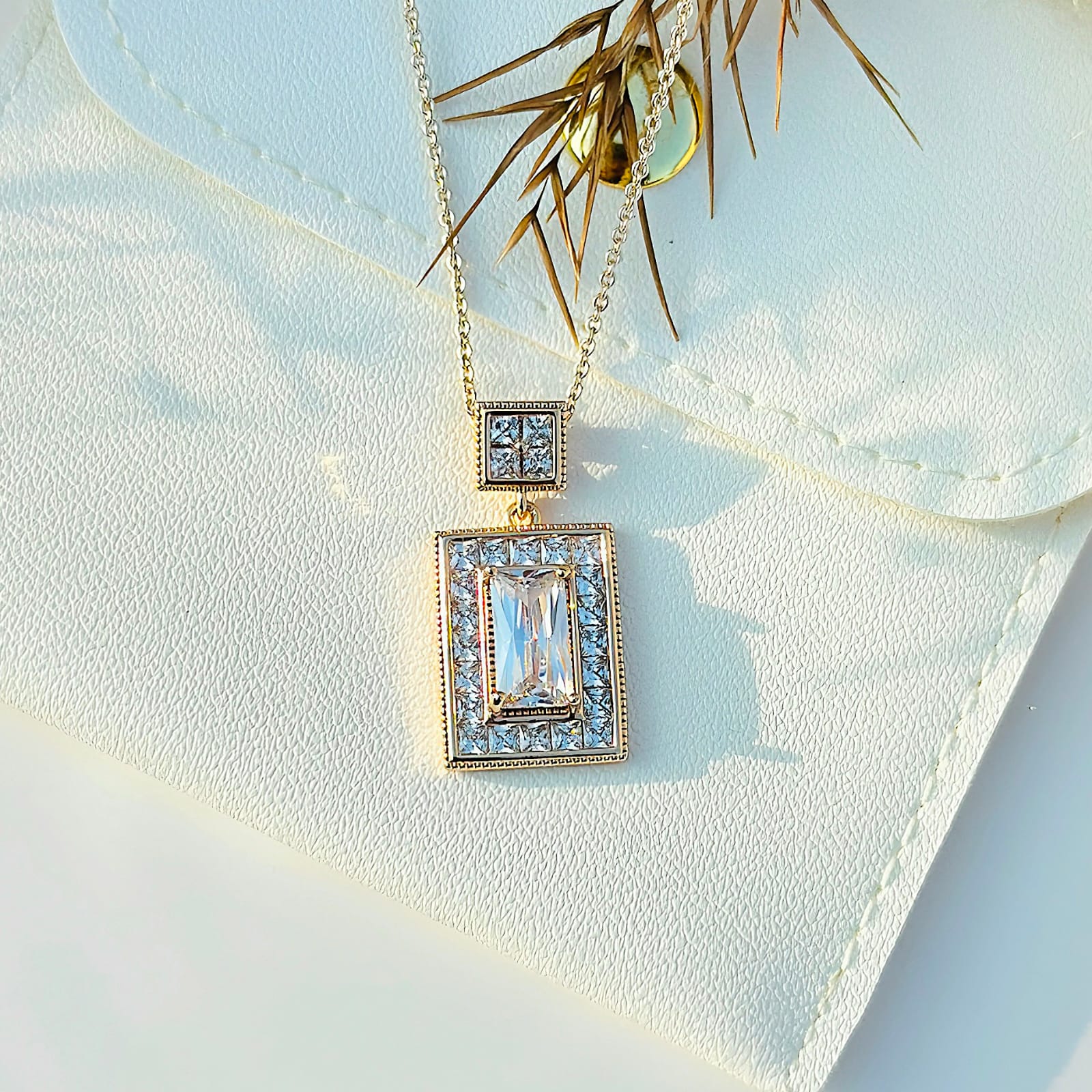 Imperial Step-Cut Pendant