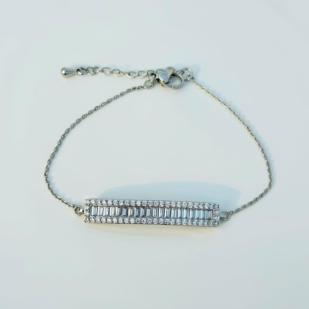 Modern Crystal Bar Bracelet