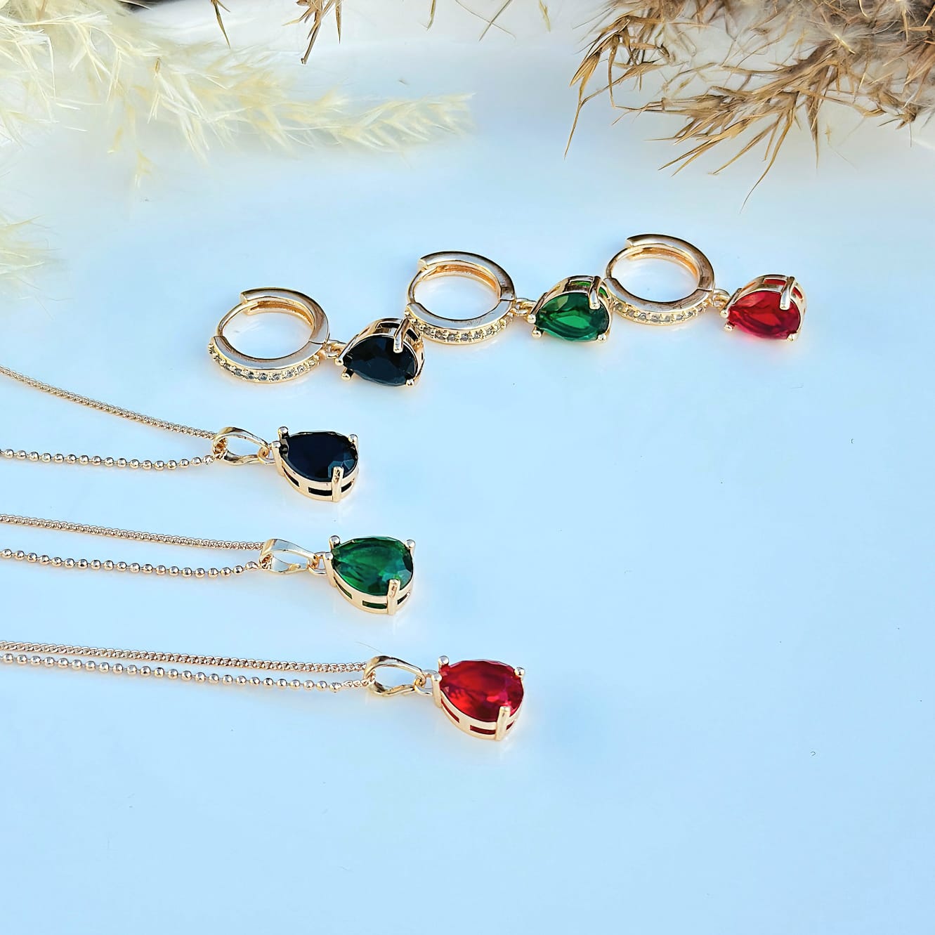 Prism Teardrop Jewelry Set