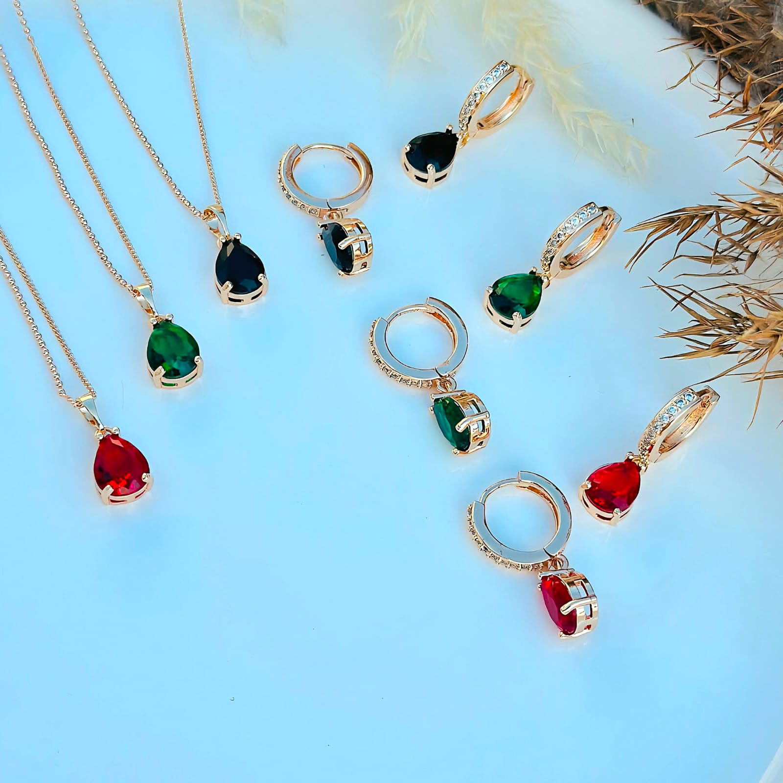 Prism Teardrop Jewelry Set