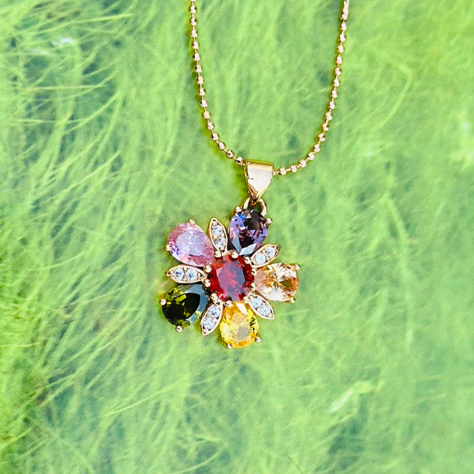 Rainbow Bloom Pendant