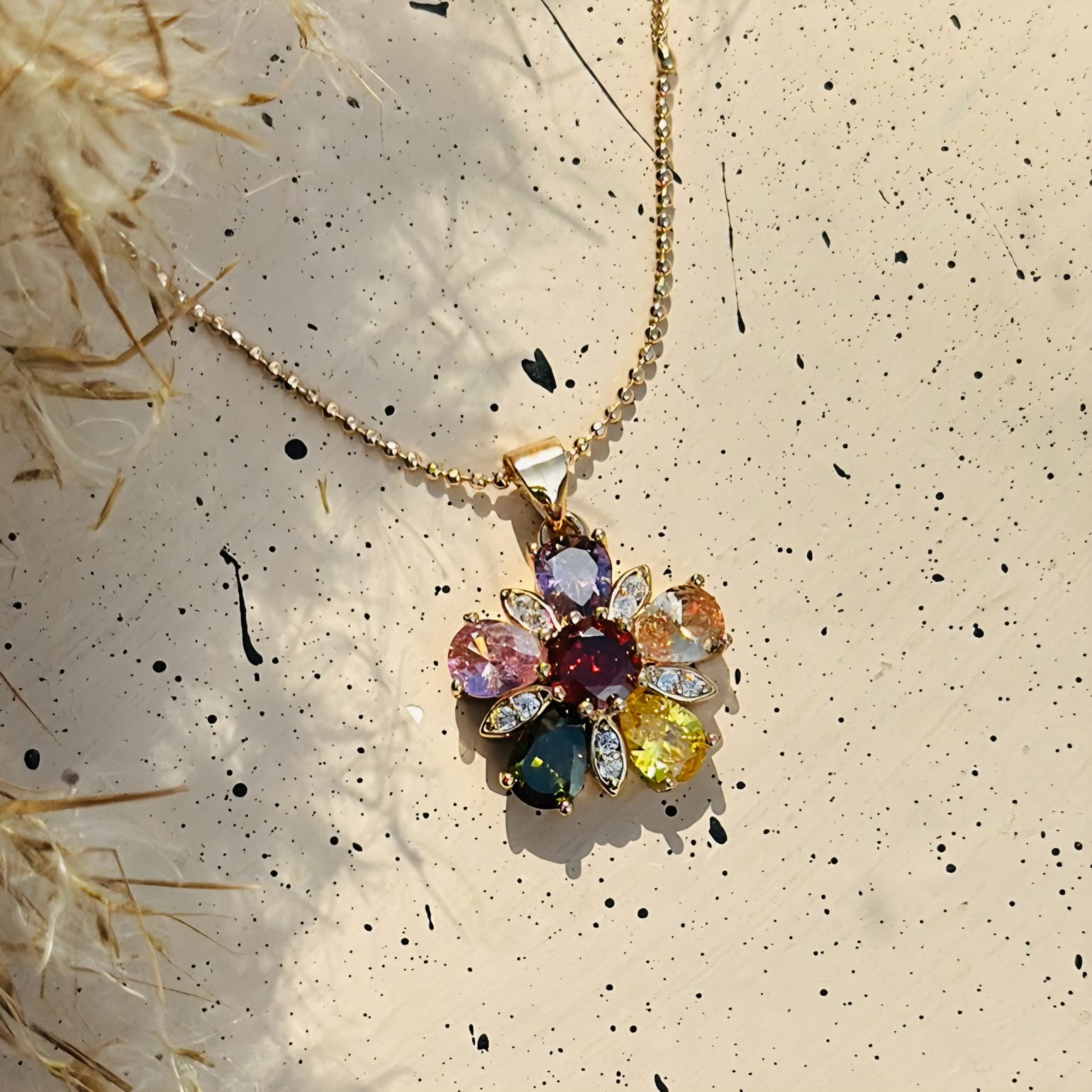 Rainbow Bloom Pendant