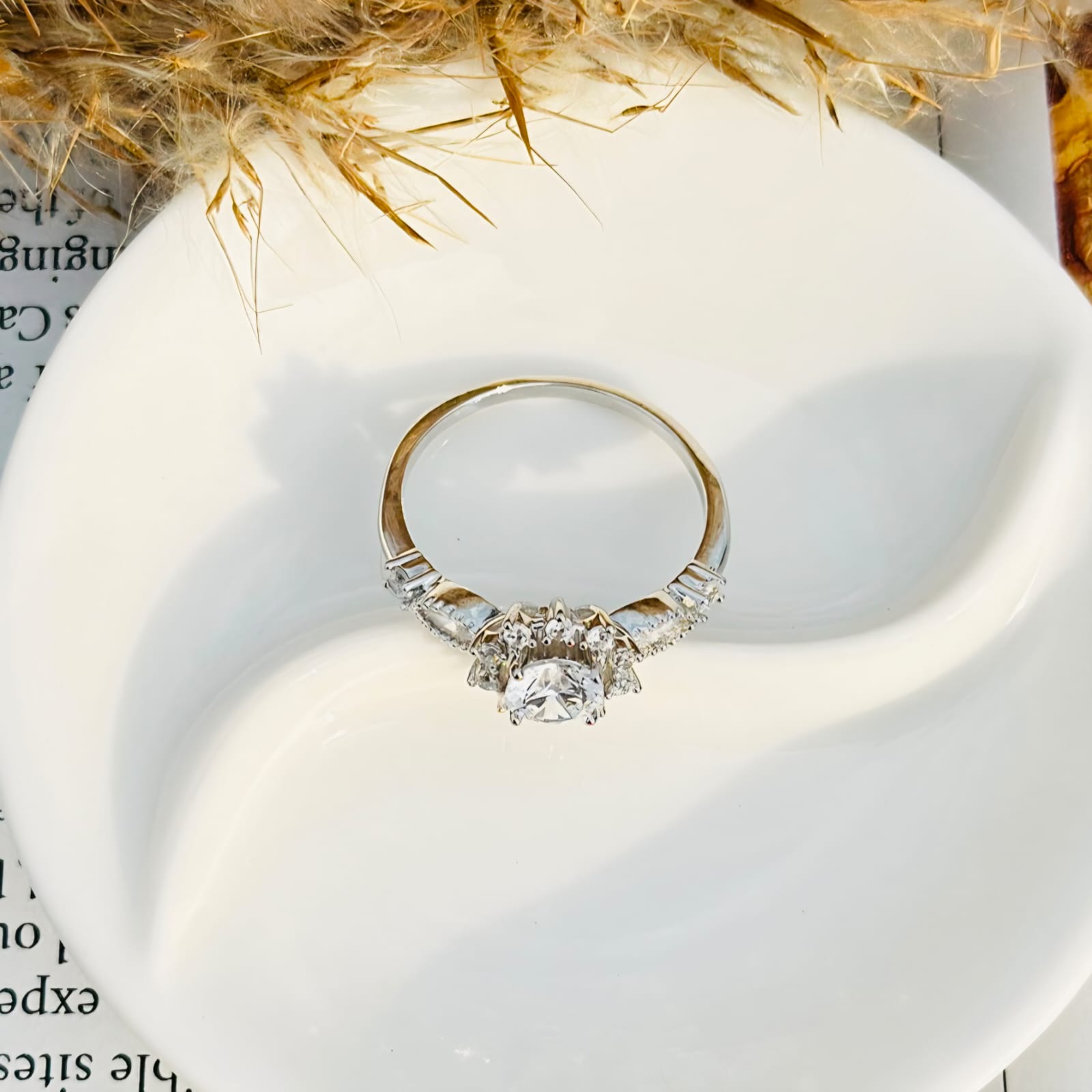 Starburst Halo Ring