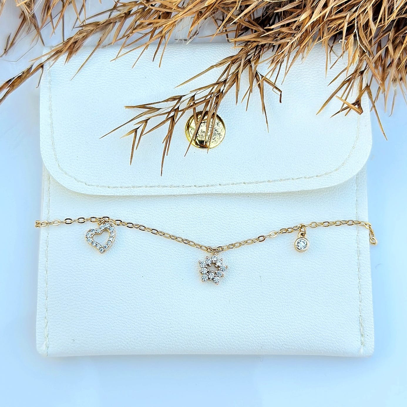 The Celestial Charm Crystal Chain Bracelet