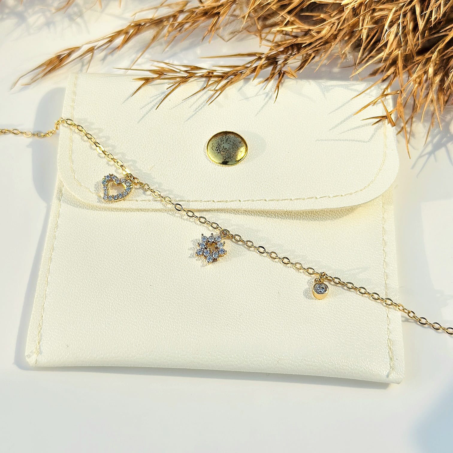The Celestial Charm Crystal Chain Bracelet