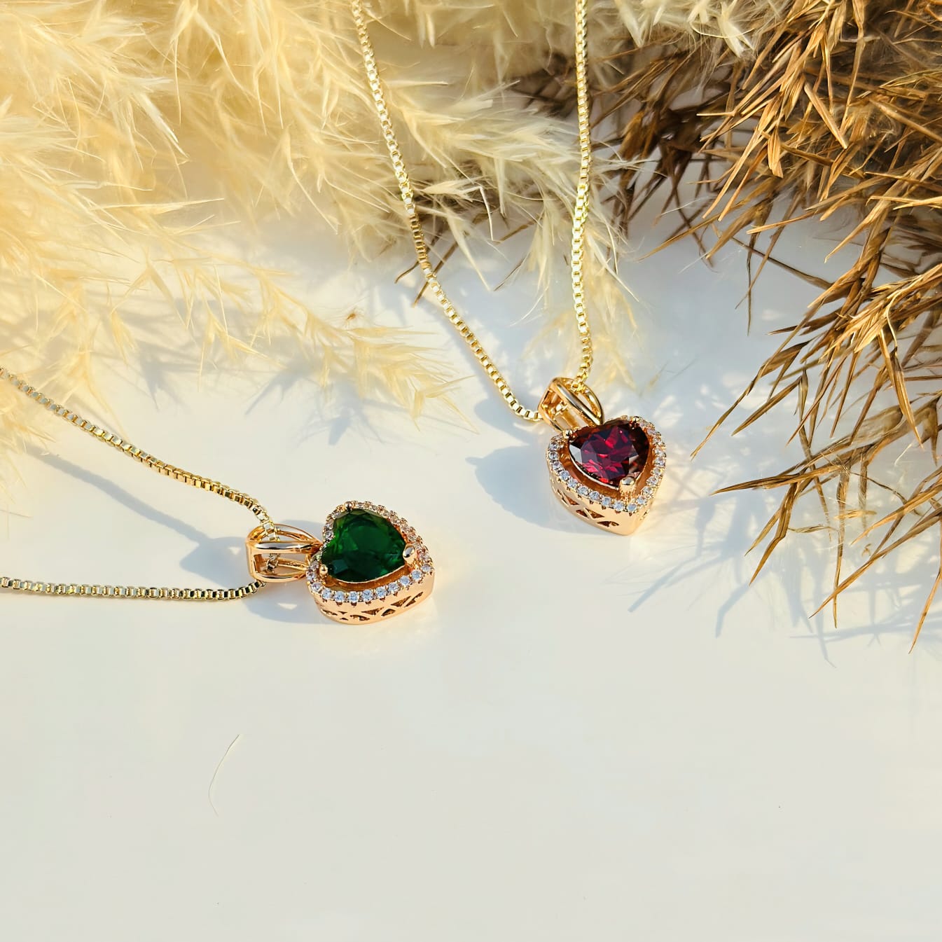 The Crystal Embrace Heart Pendant