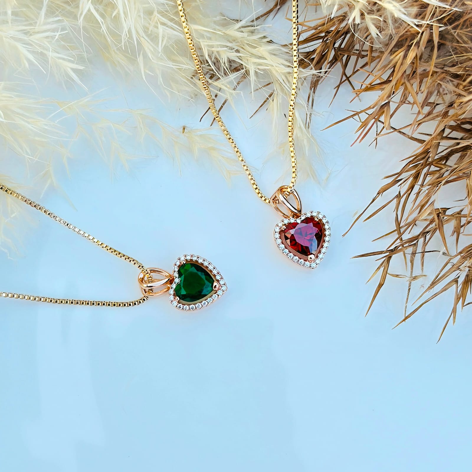 The Crystal Embrace Heart Pendant