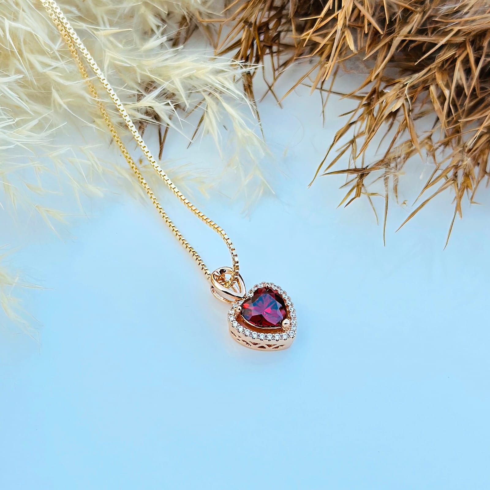 The Crystal Embrace Heart Pendant