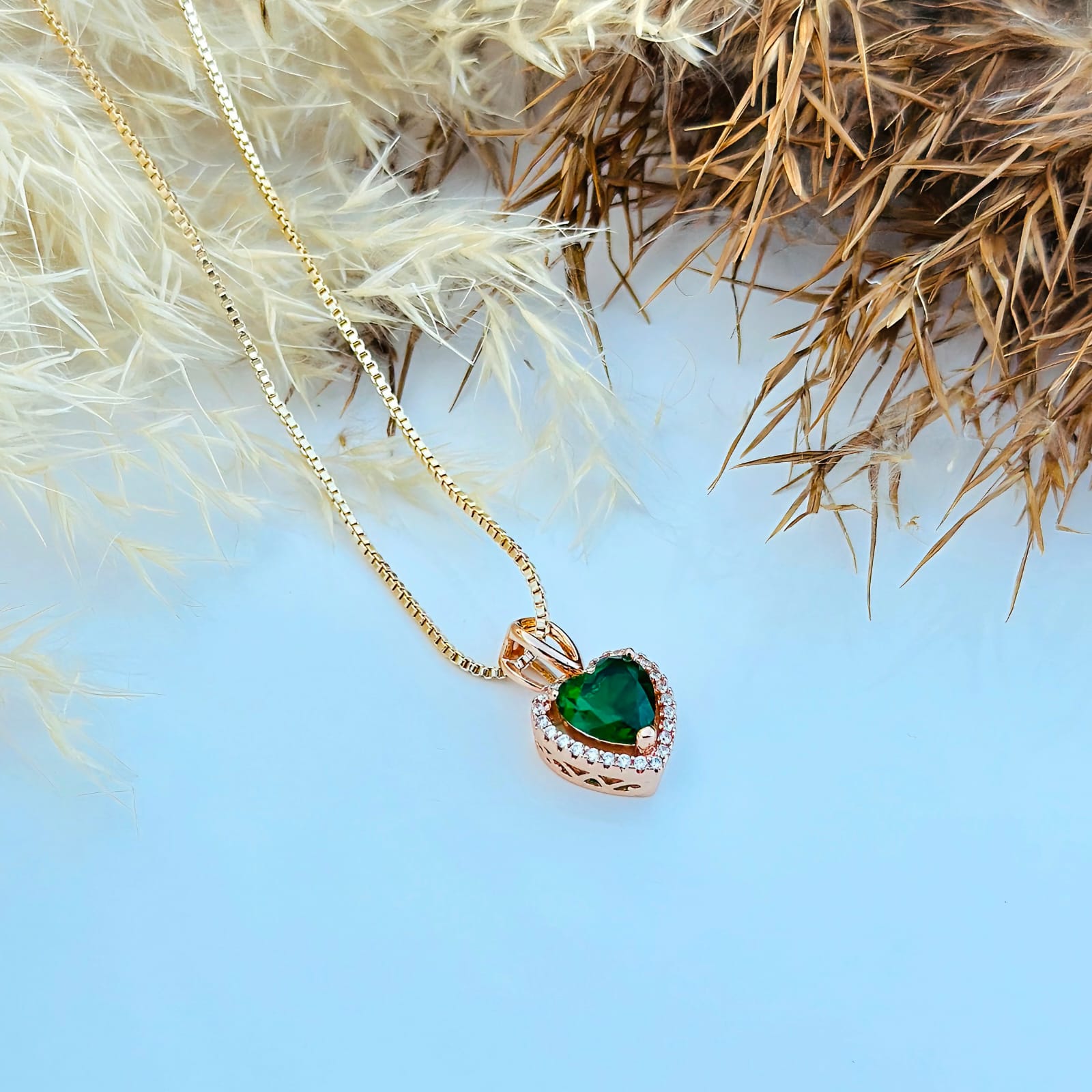 The Crystal Embrace Heart Pendant