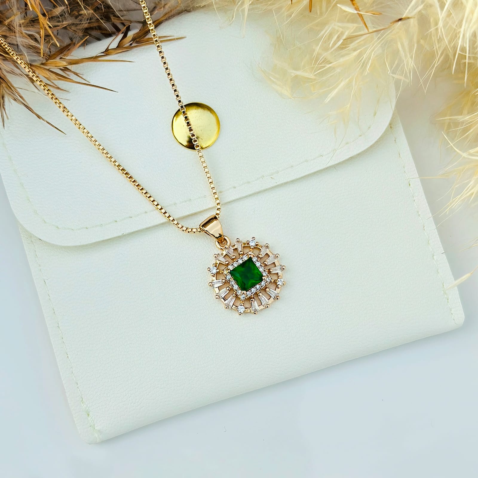 The Emerald Sunburst Pendant