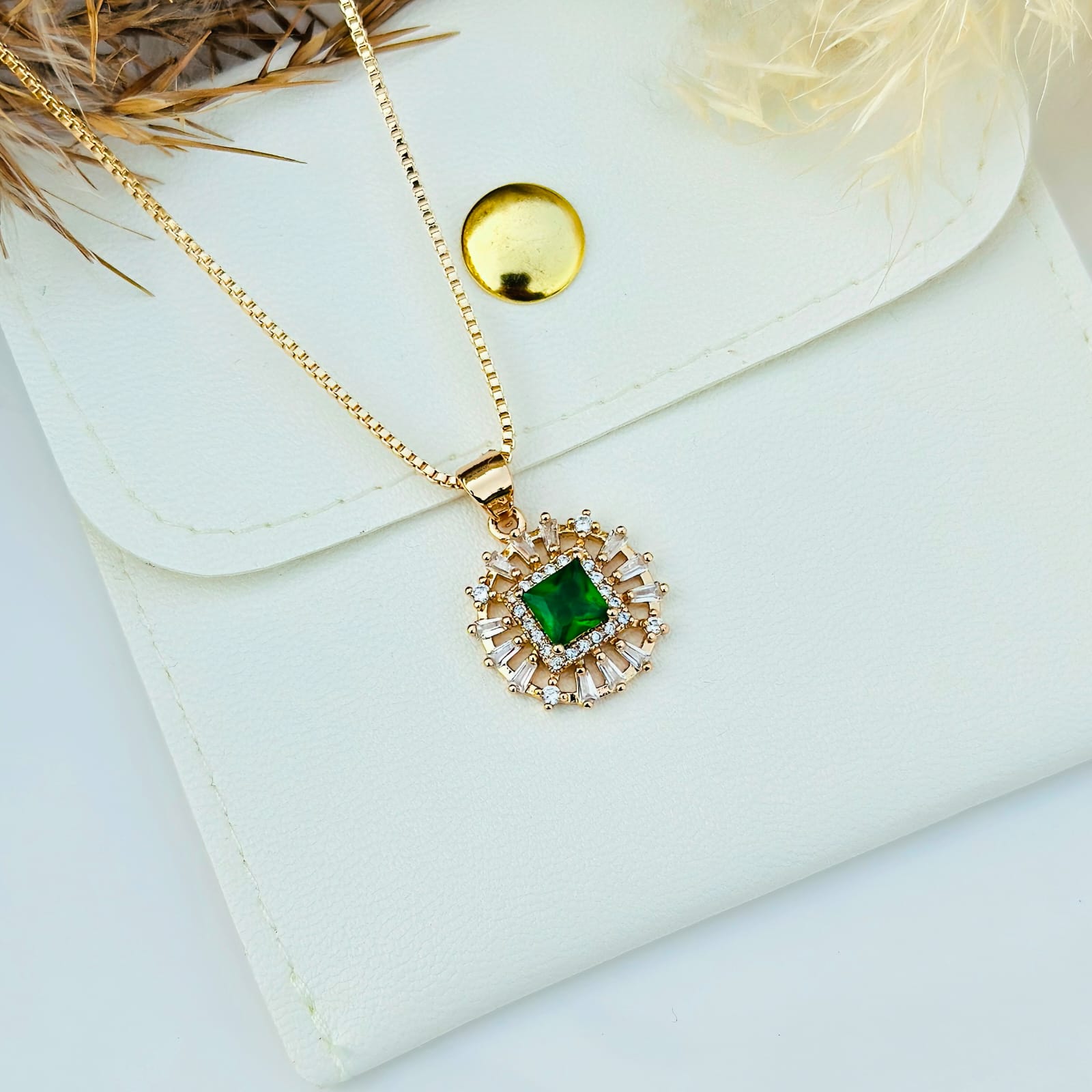 The Emerald Sunburst Pendant