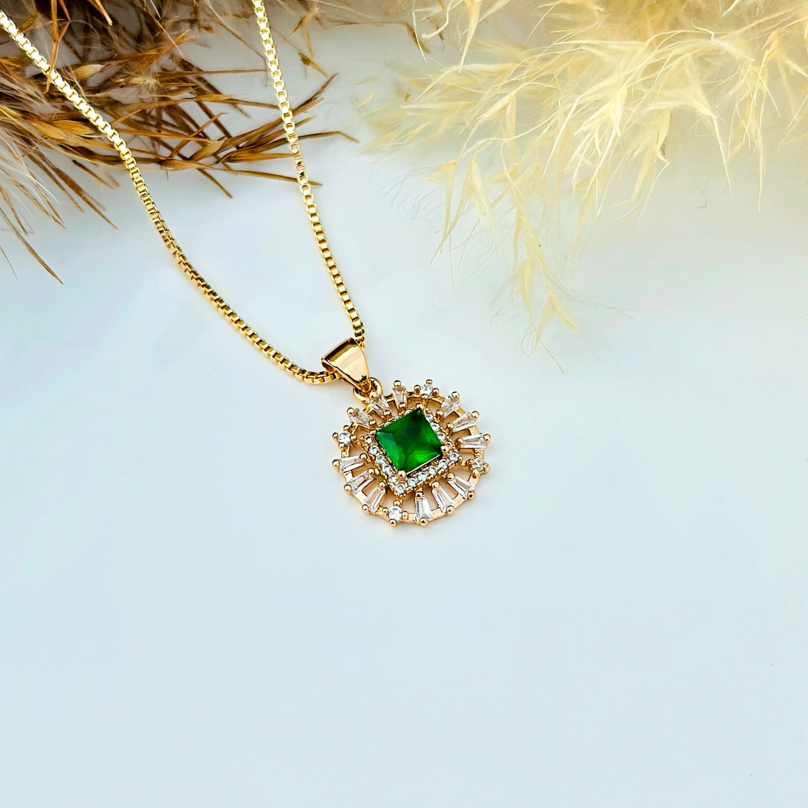The Emerald Sunburst Pendant