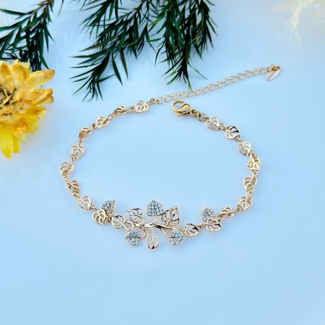The Enchanted Vine Crystal Bracelet