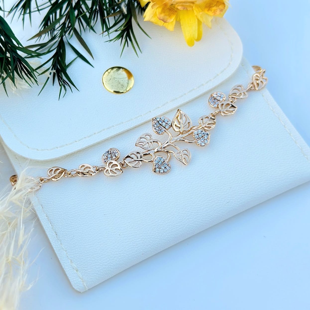 The Enchanted Vine Crystal Bracelet