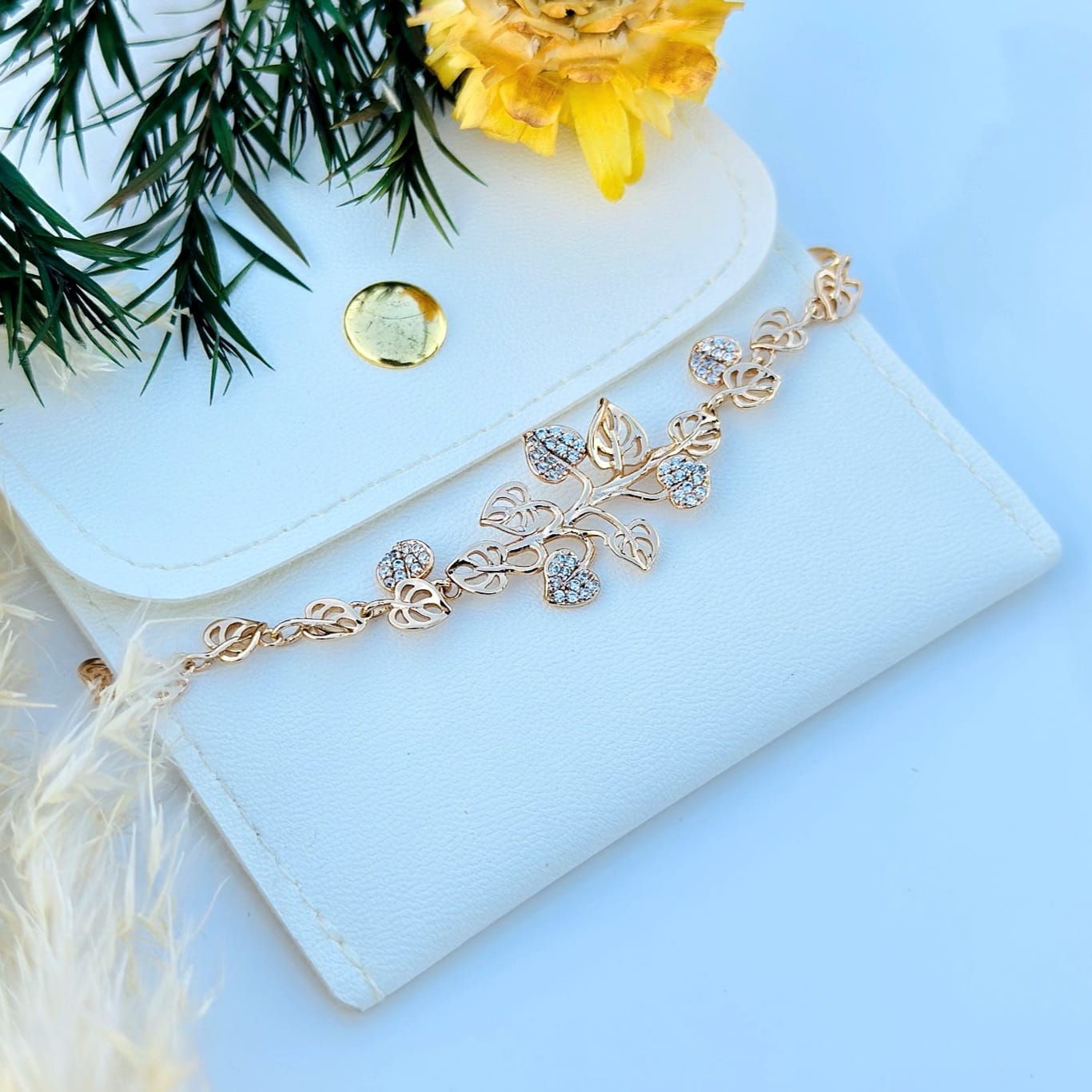 The Enchanted Vine Crystal Bracelet