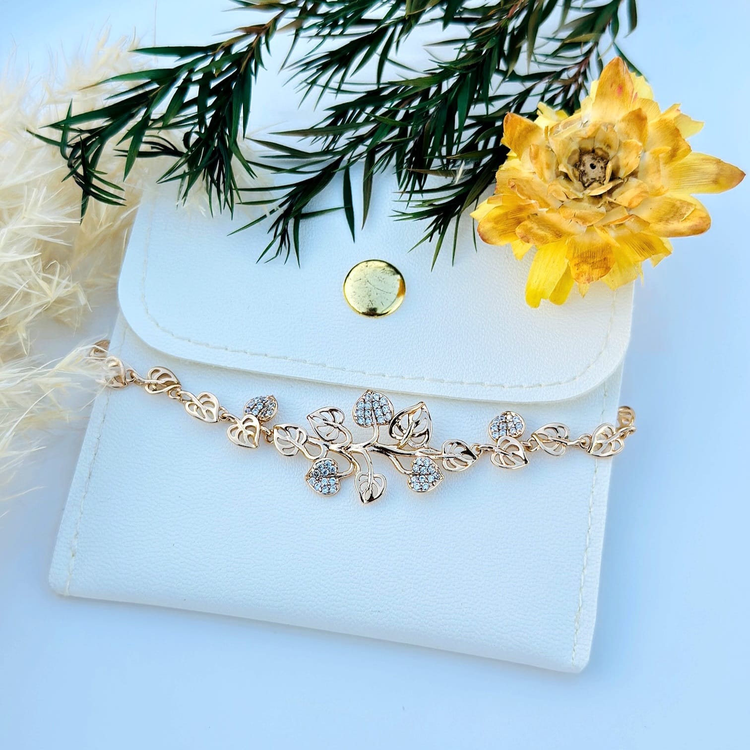 The Enchanted Vine Crystal Bracelet