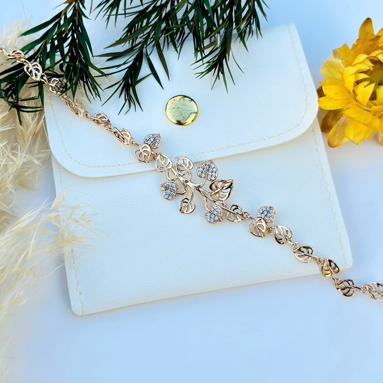 The Enchanted Vine Crystal Bracelet