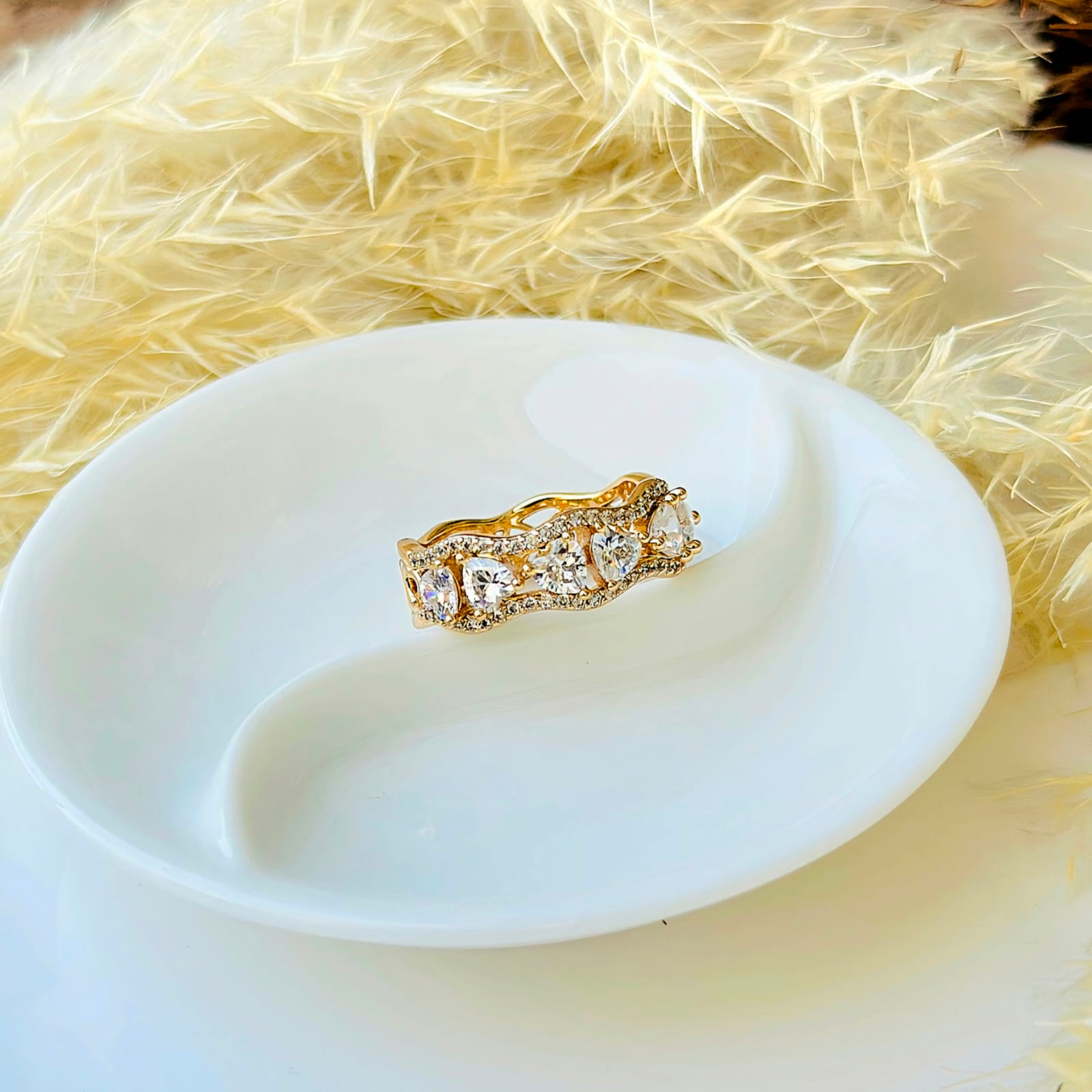 The Gilded Wave Crystal Band