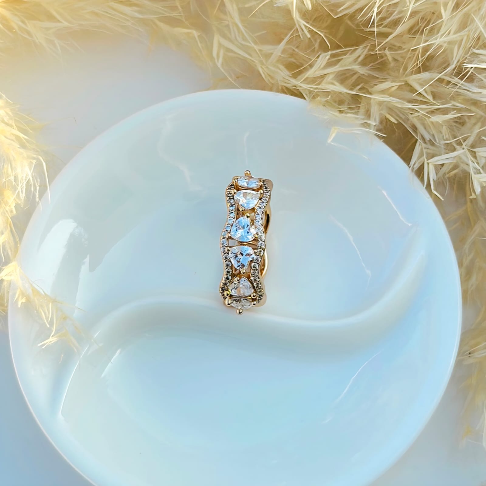 The Gilded Wave Crystal Band