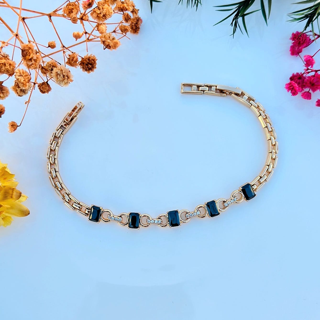 The Golden Twilight Crystal Bracelet