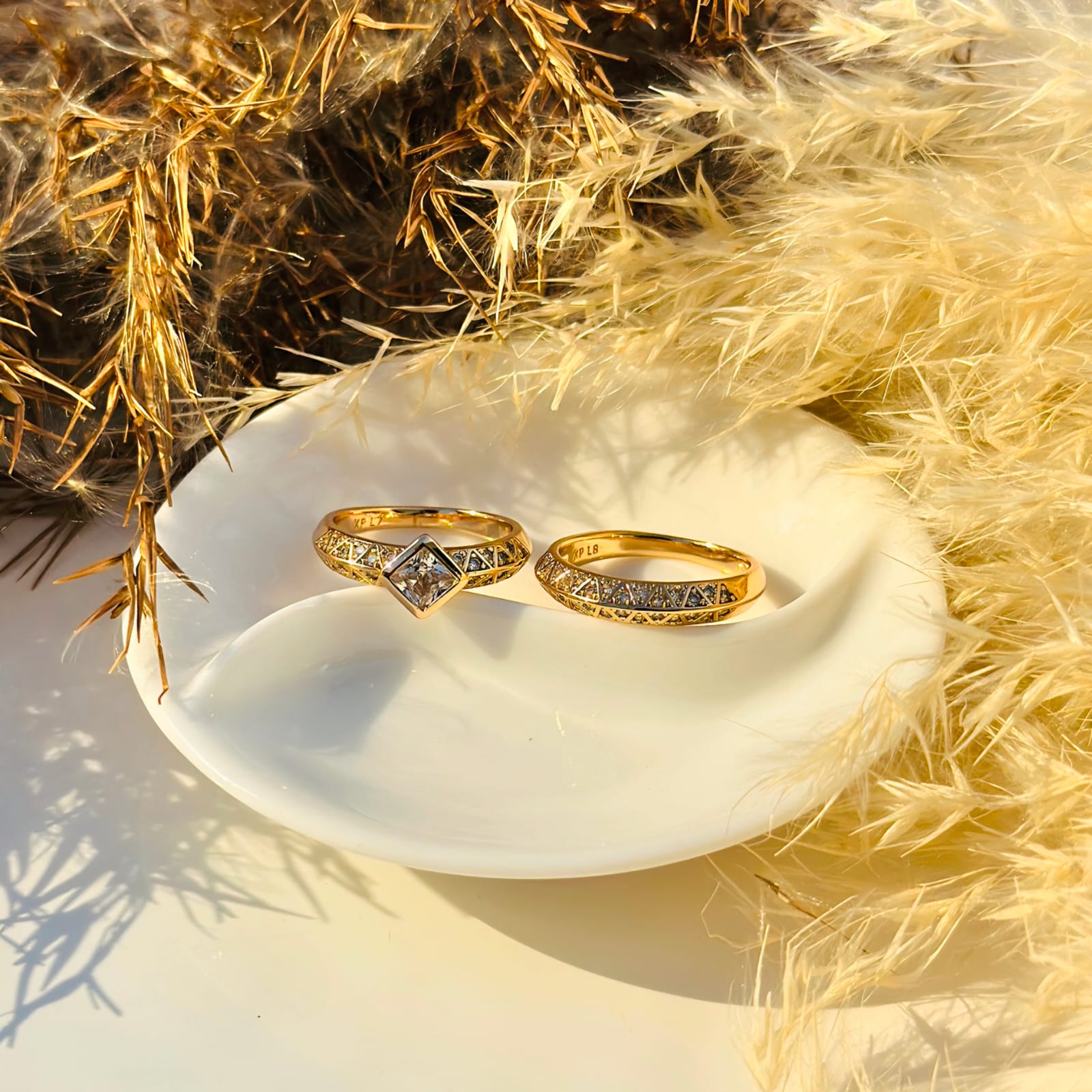 The Labyrinth Solitaire & Band Duo Set