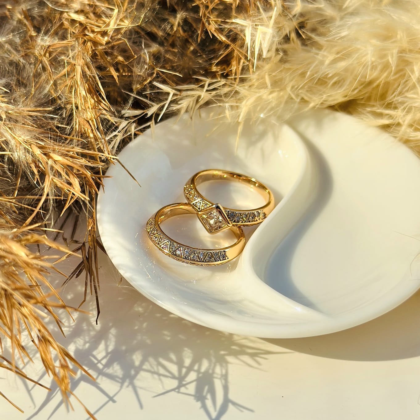 The Labyrinth Solitaire & Band Duo Set
