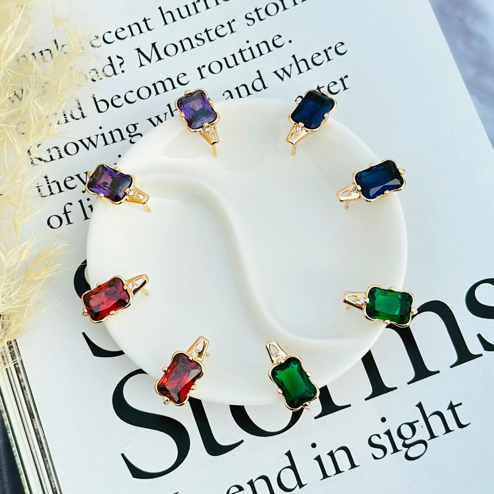 The Prism Rectangle Studs