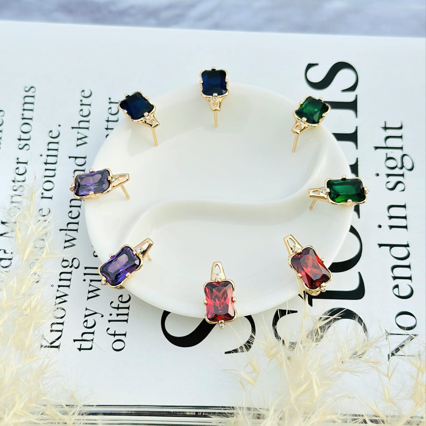 The Prism Rectangle Studs