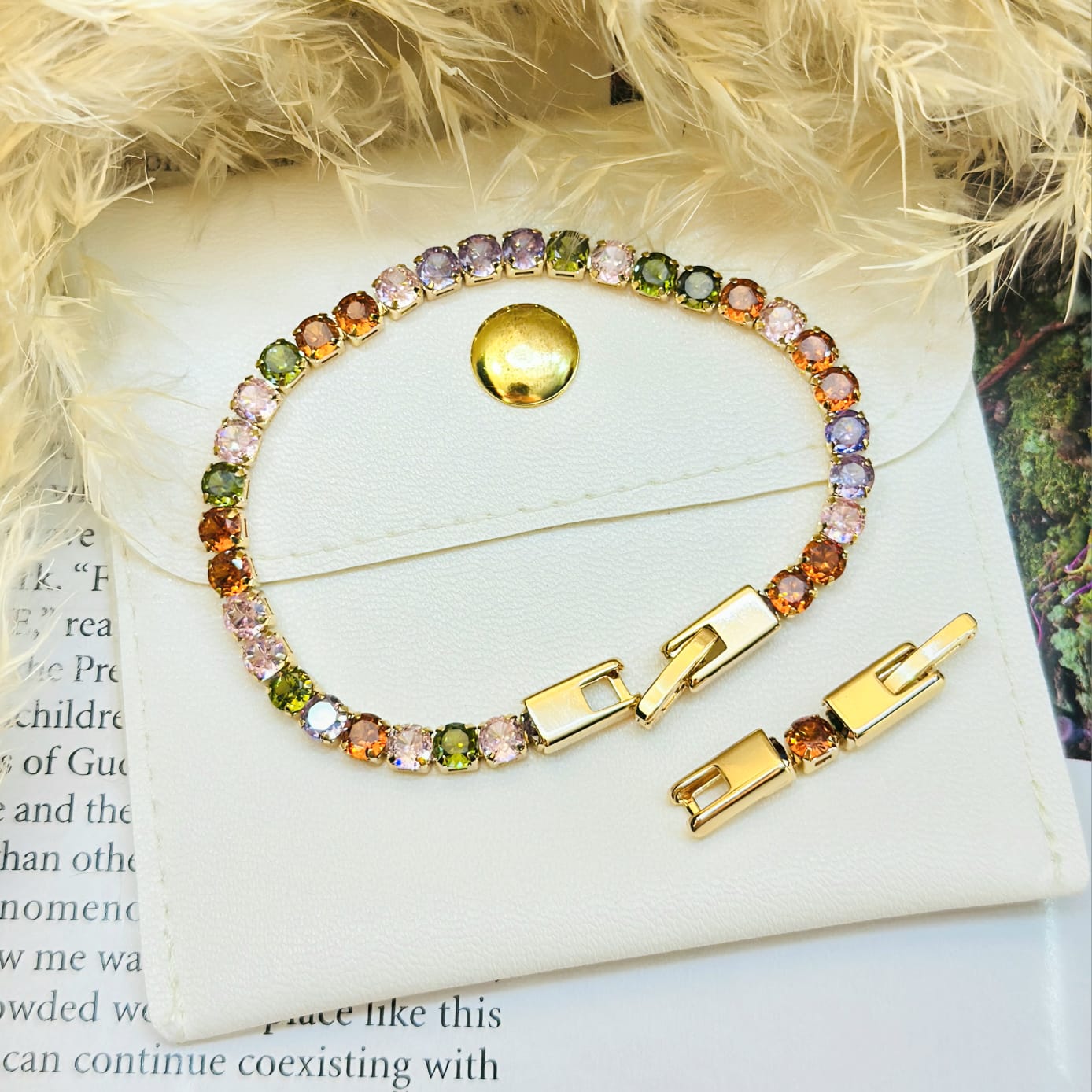The Rainbow Spectrum Tennis Bracelet