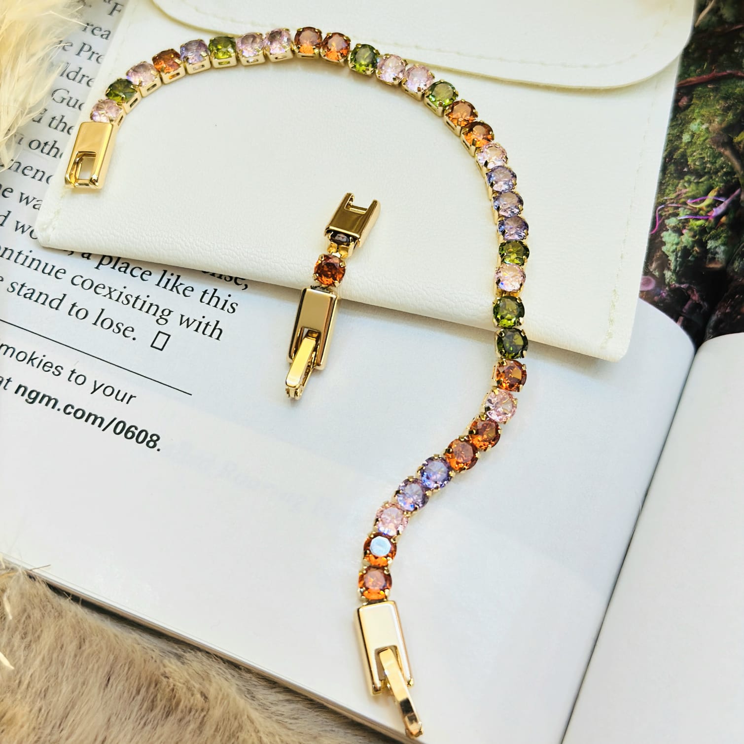 The Rainbow Spectrum Tennis Bracelet