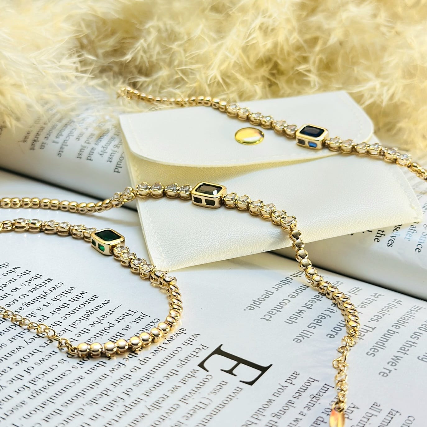 The Rectangular Gemstone Bracelet