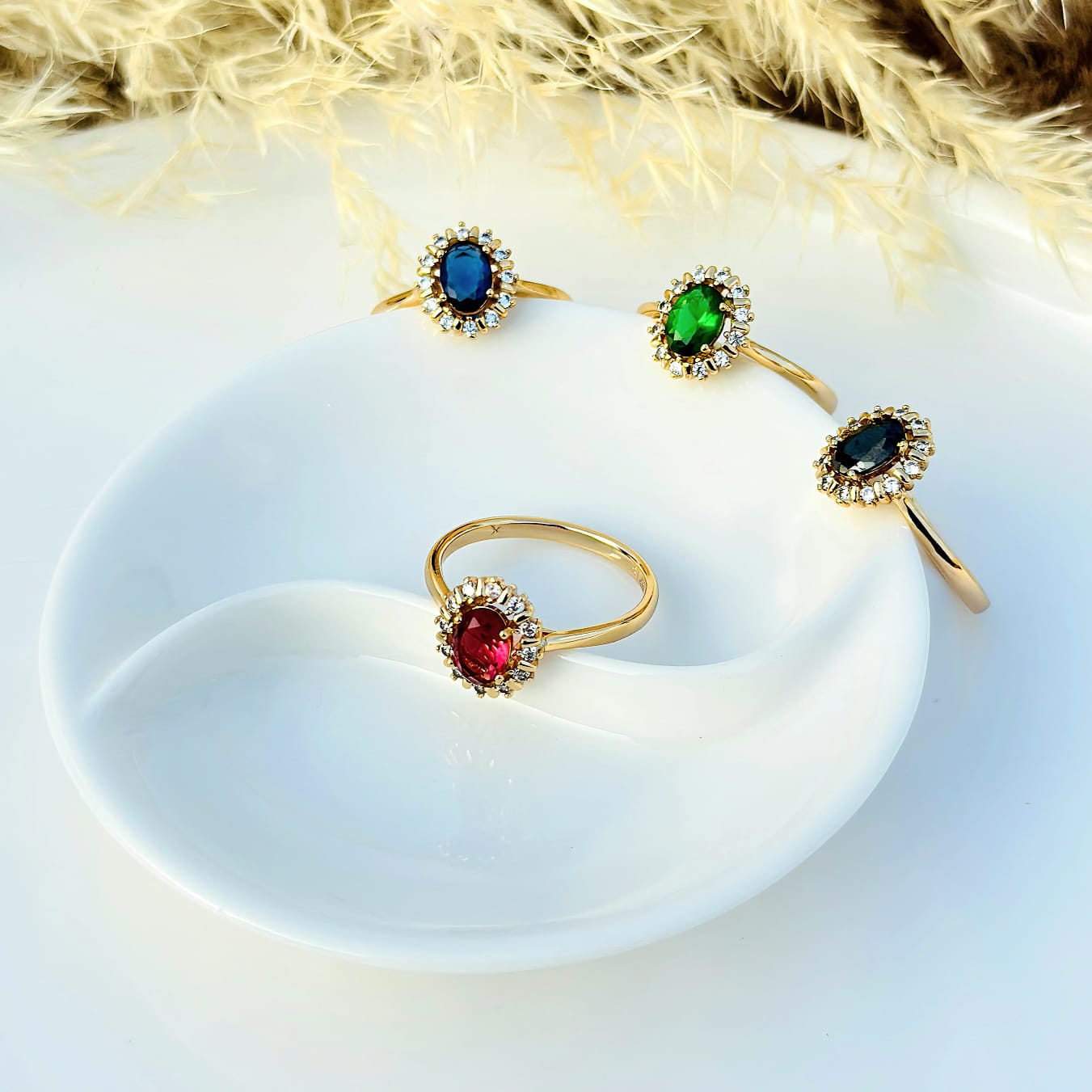 The Royal Crown Halo Rings