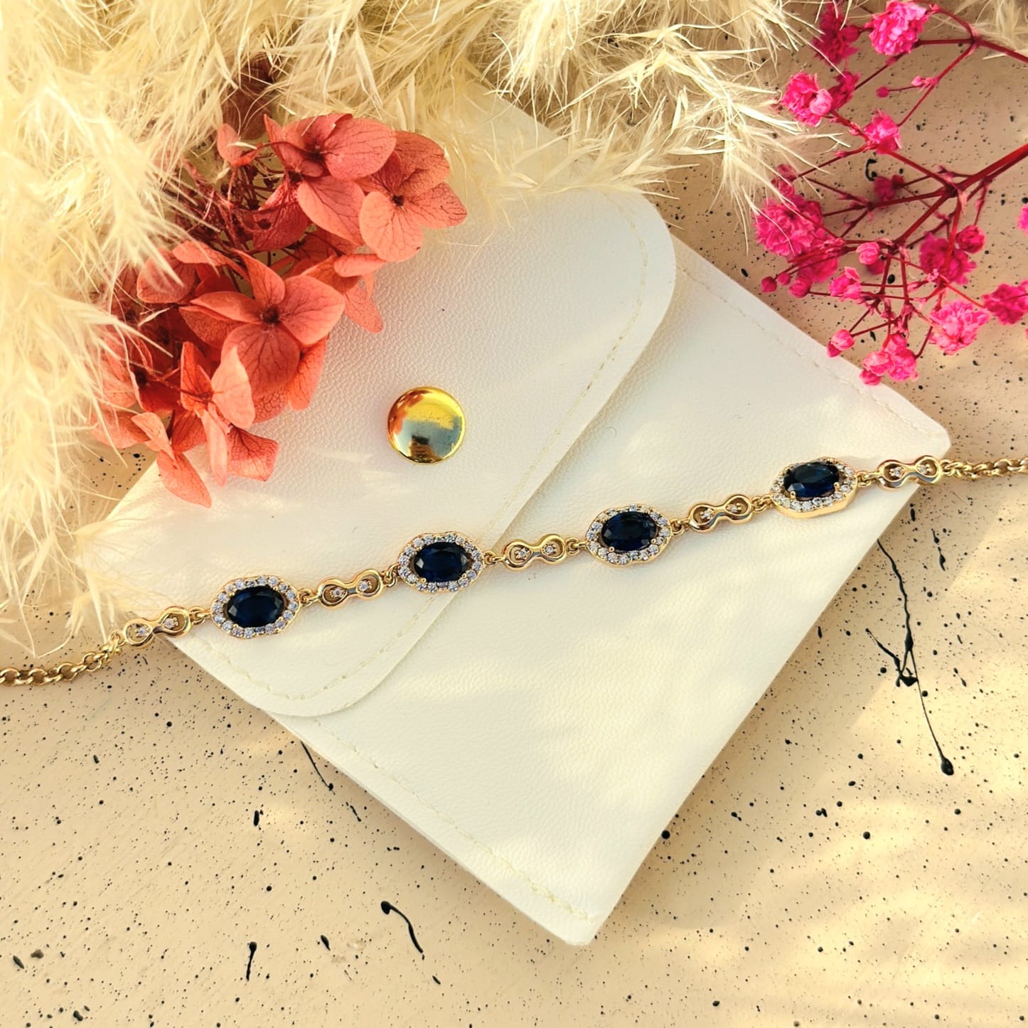 The Royal Sapphire Link Bracelet