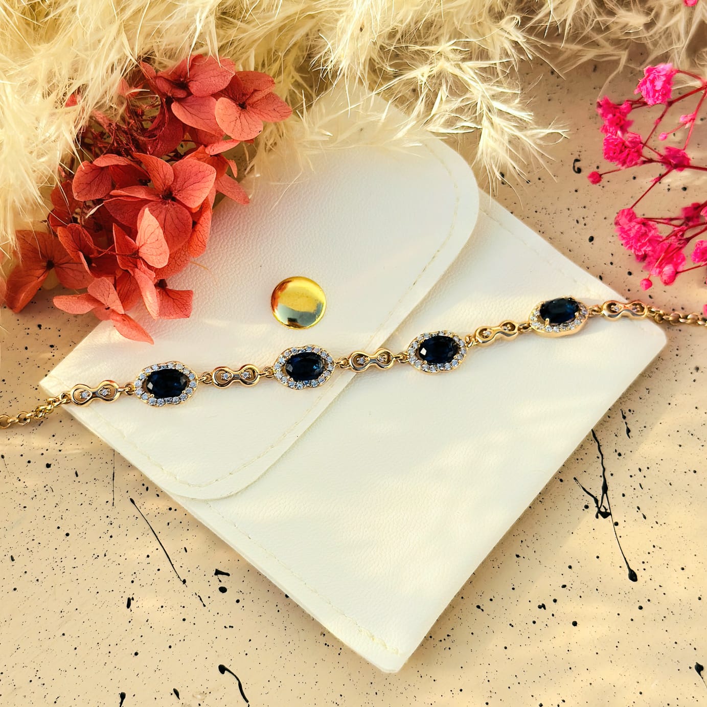 The Royal Sapphire Link Bracelet