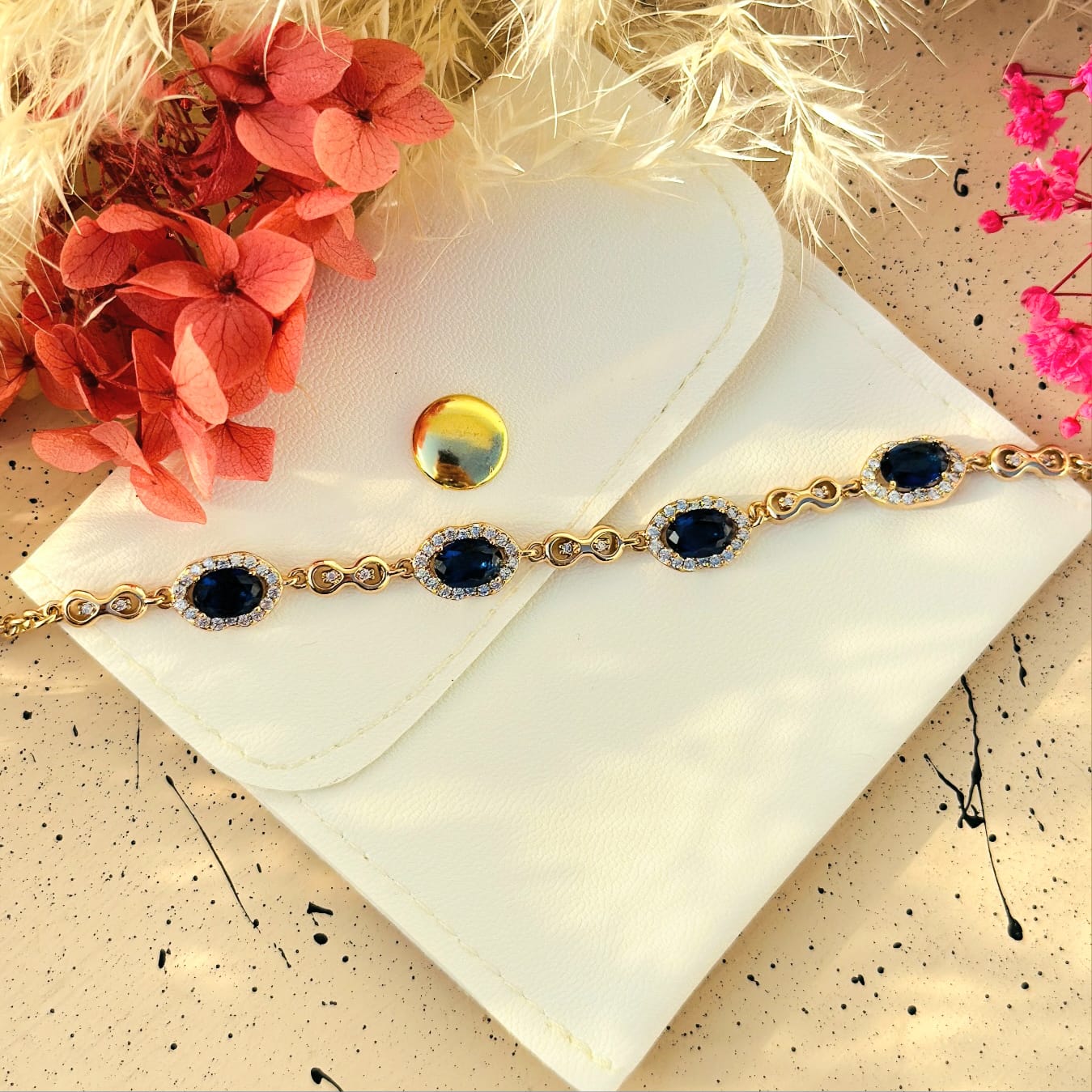 The Royal Sapphire Link Bracelet