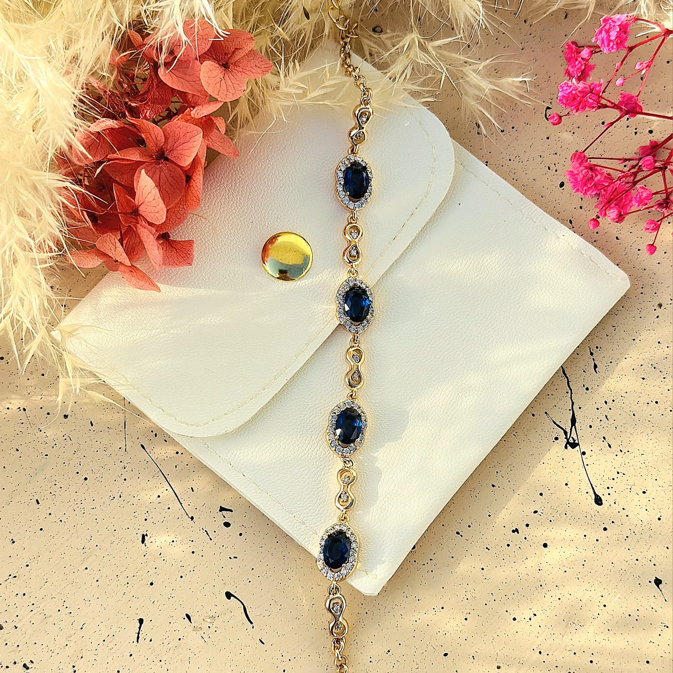 The Royal Sapphire Link Bracelet