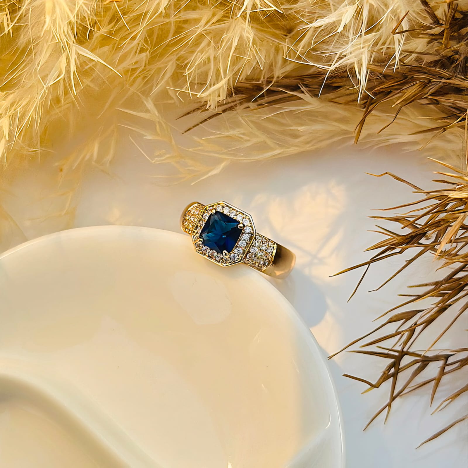 The Royal Sapphire Radiant Ring