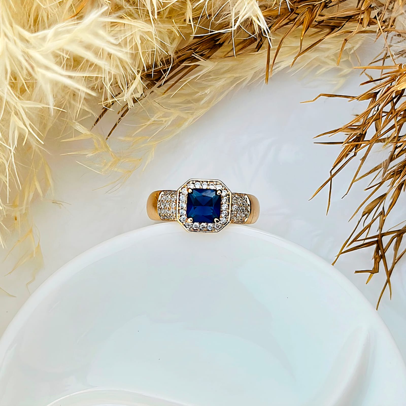 The Royal Sapphire Radiant Ring