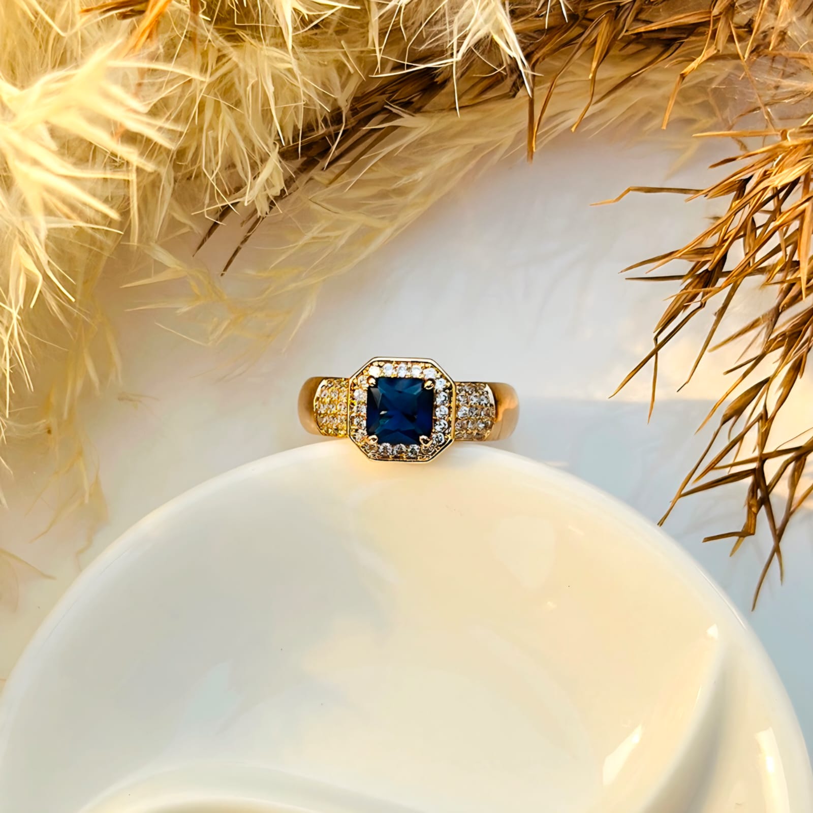The Royal Sapphire Radiant Ring